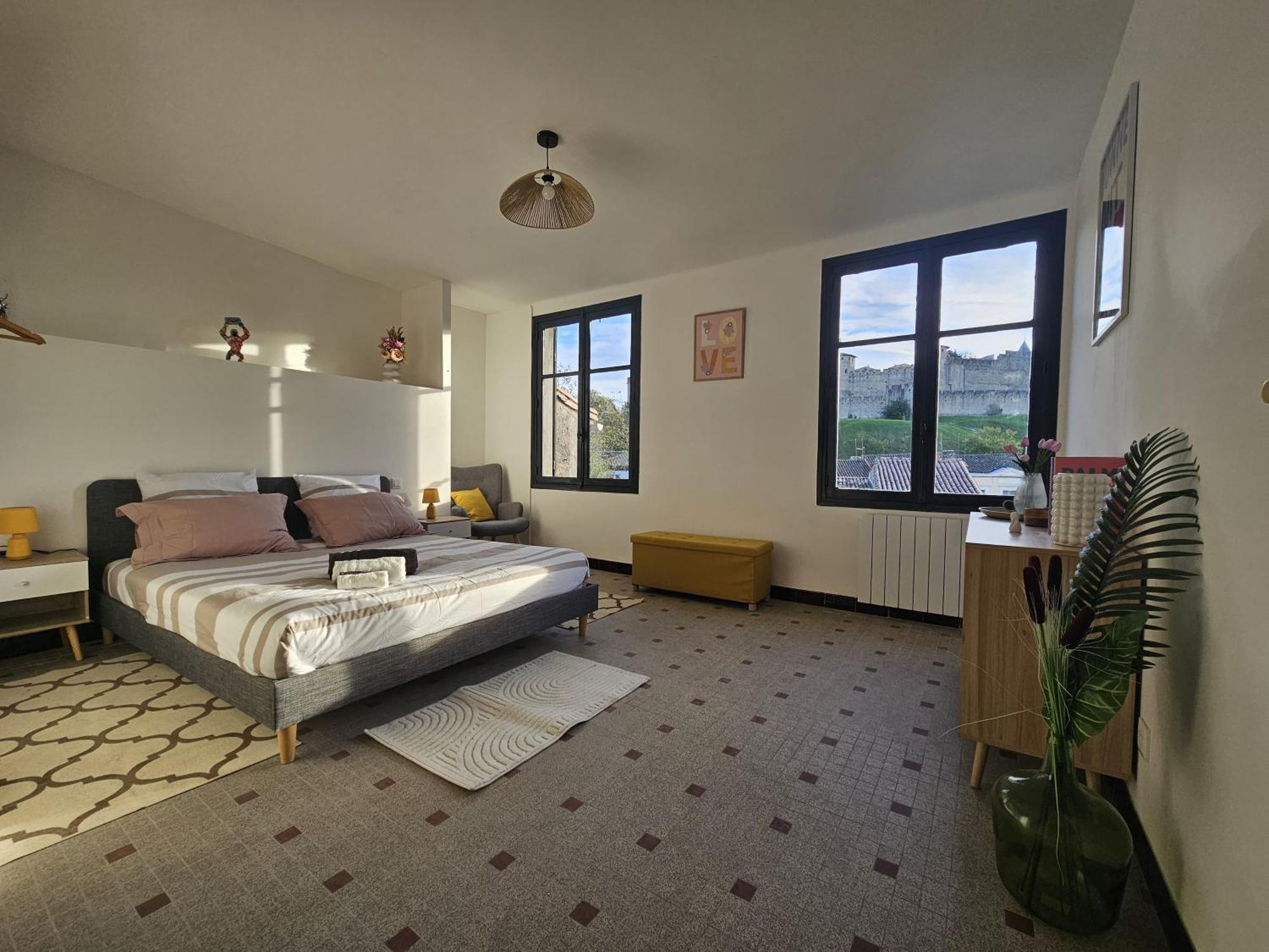 Vue Cite Medievale Castel View 카르카손 외부 사진